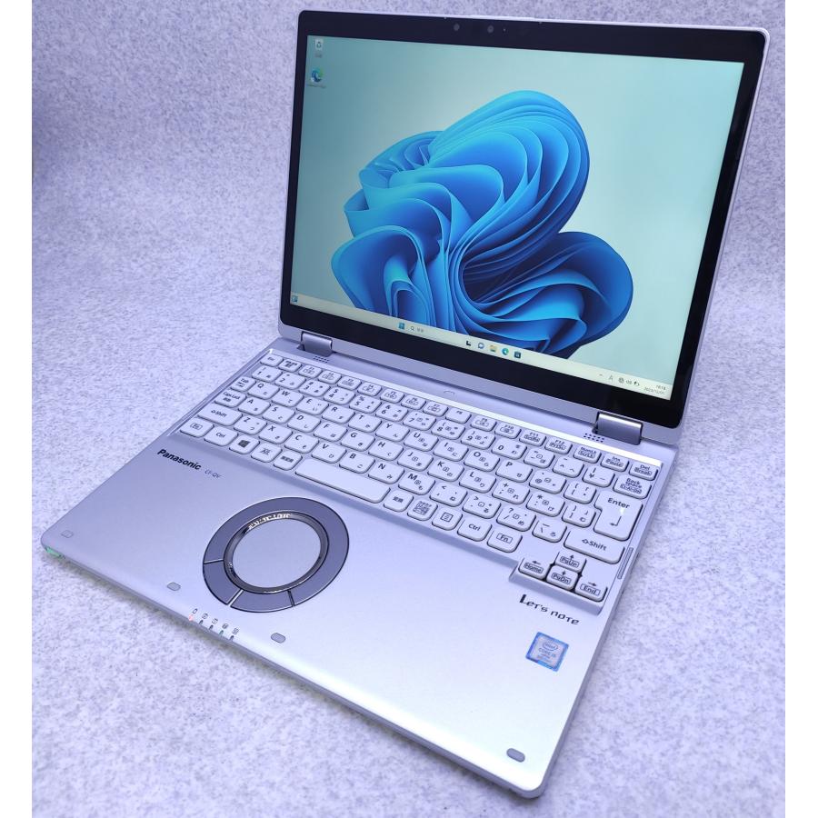 Let's note QV 液晶が回転する2in1 Panasonic CF-QV8 LTEモデル 1kgを
