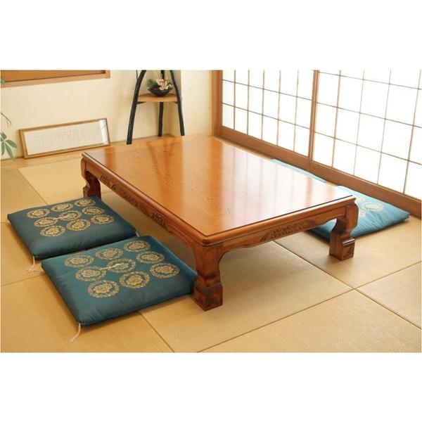 座卓 座敷机 180×90 シタン ケヤキ UV塗装 和室 テーブル : あたらしや