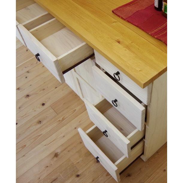 カウンター テーブル lily1058 ミルキーホワイト色 クリスタルガラス