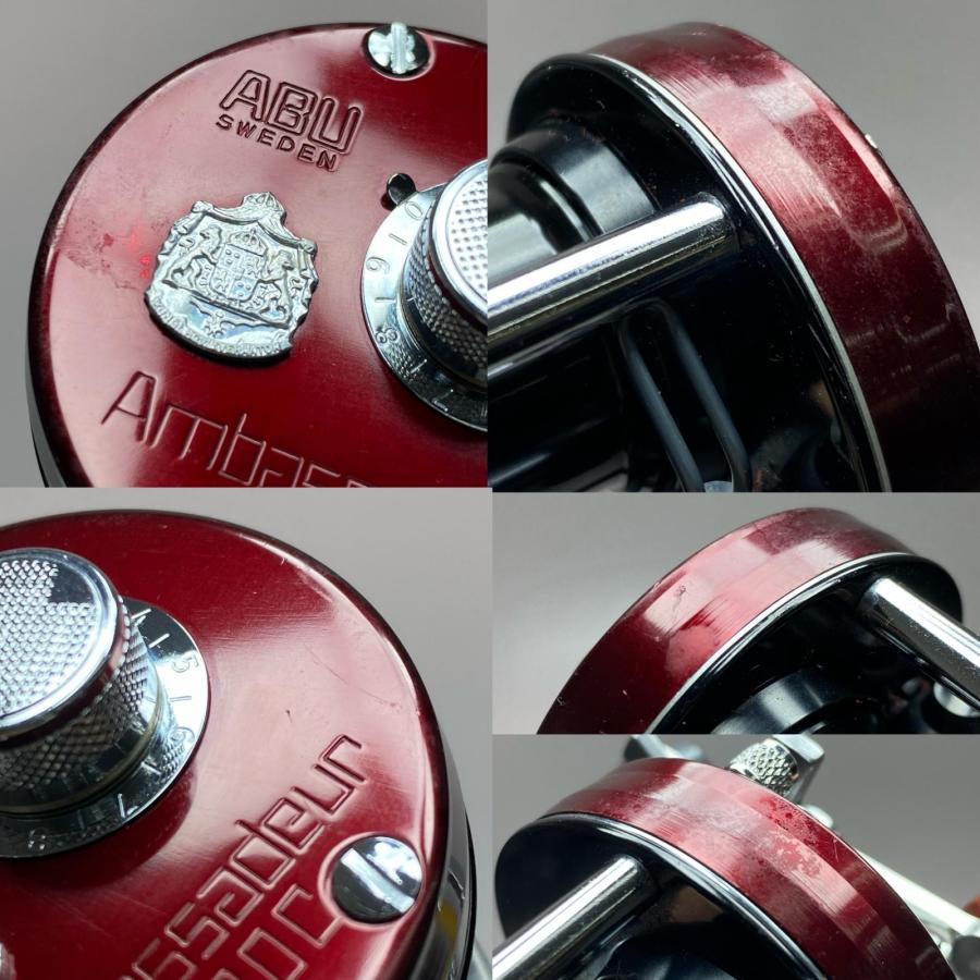 Abu Garcia アブガルシア アンバサダー 2500C バーガンディ カスタム