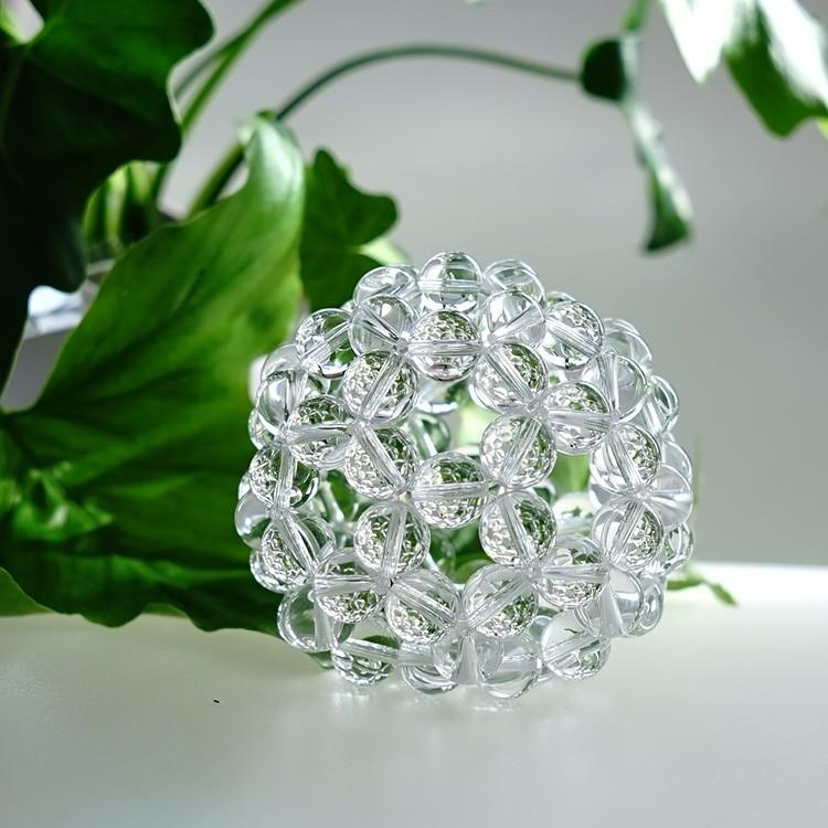 天然石 神聖幾何学 フラーレン 水晶 高品質 AAA 14mm バッキーボール