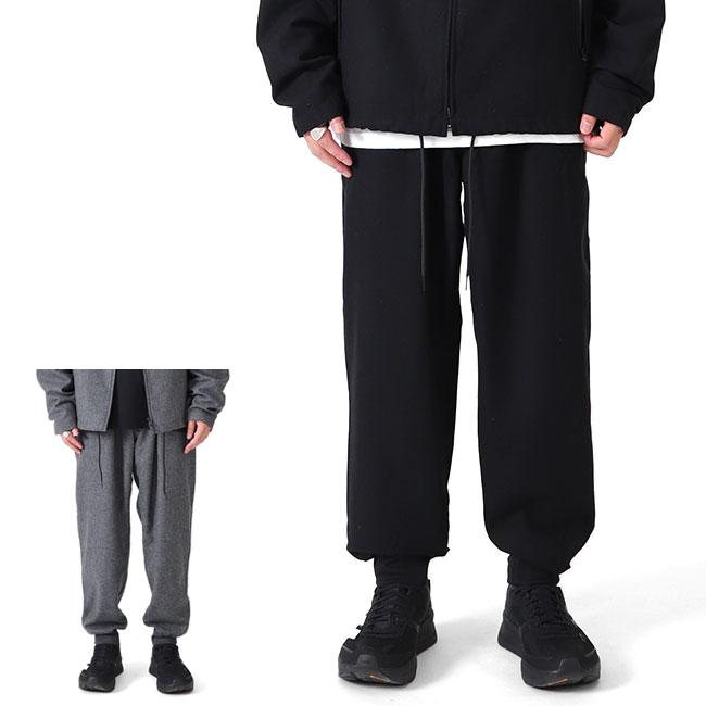 TIME SALE] Y-3 ワイスリー フランネルウール リブ付き カフパンツ