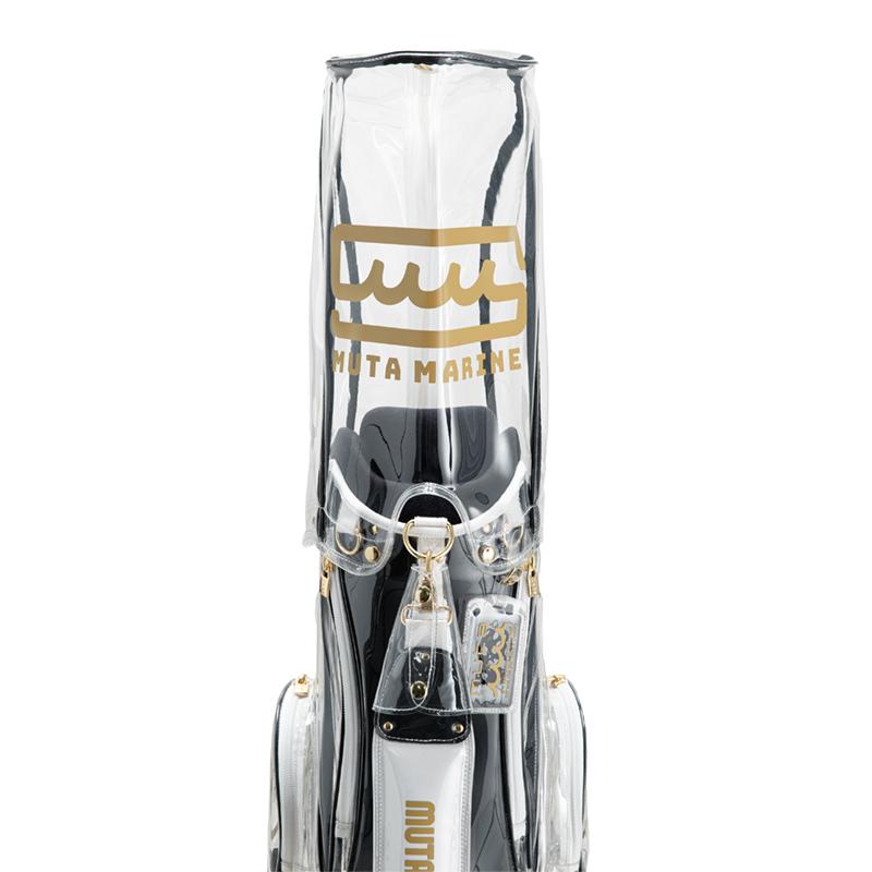 muta MARINE GOLF クリア8キャディバッグ【クリア/ベージュ