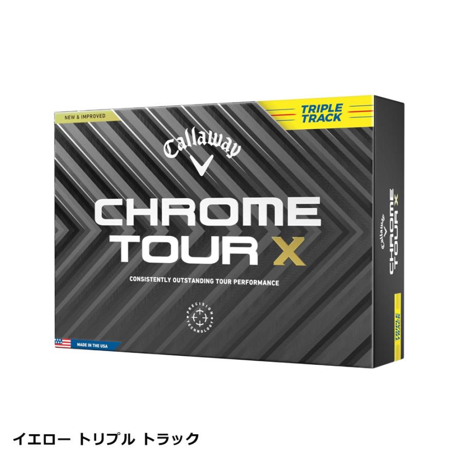まとめ買い】キャロウェイ(Callaway) ゴルフボール CHROME TOUR X 2024