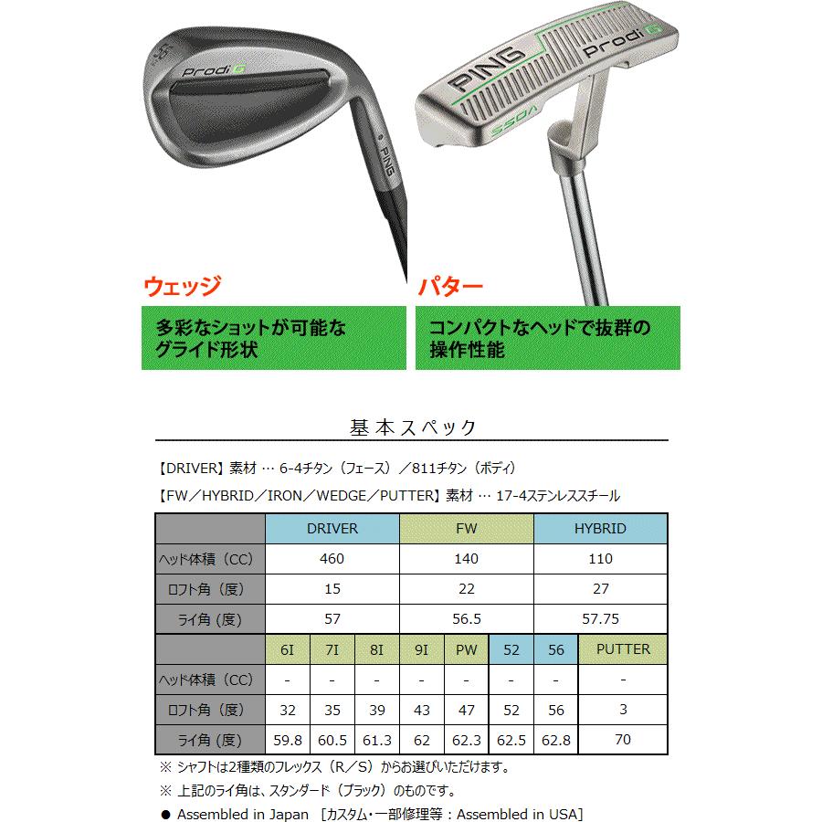 PING（ピン） ジュニア用 ゴルフクラブセット 9本セット バッグ付き