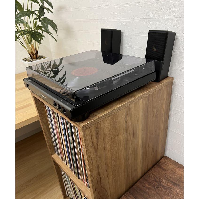 レコードラック / 2マスプレーヤー台 DULPA200(LP約160枚収納