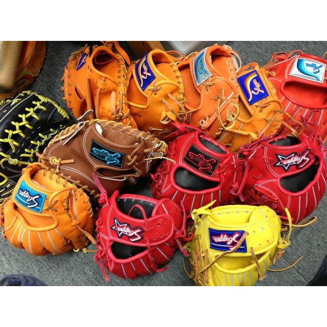 久保田スラッガー（KUBOTA SLUGGER） グラブ ラベル交換 縫い糸指定