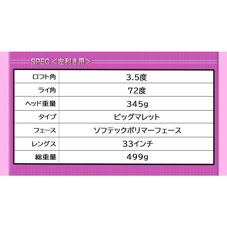 DYNAGOLF（ダイナゴルフ） ゴルフ クラブ レディース レフティ パター