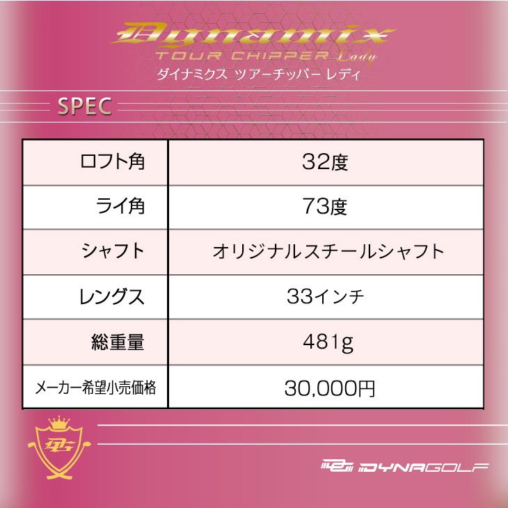 DYNAGOLF（ダイナゴルフ） ゴルフ クラブ チッパー 33インチ ロフト角