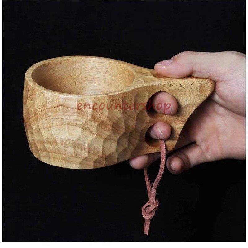 キャンプ アウトドア カップ ククサ 北欧モダン 天然木製 コーヒー