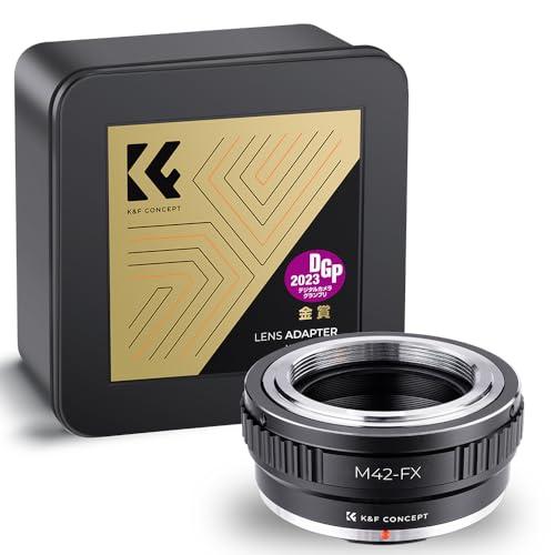K&F Concept マウントアダプター M42マウントレンズ-FUJIFILM FX X