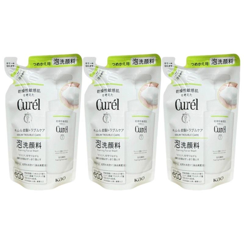 Curel キュレル 皮脂トラブルケア泡洗顔料 つめかえ用 130ml 花王