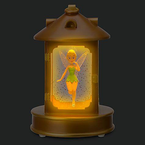 US ディズニー限定 ティンカーベル ランタン型 ライトアップ スノー