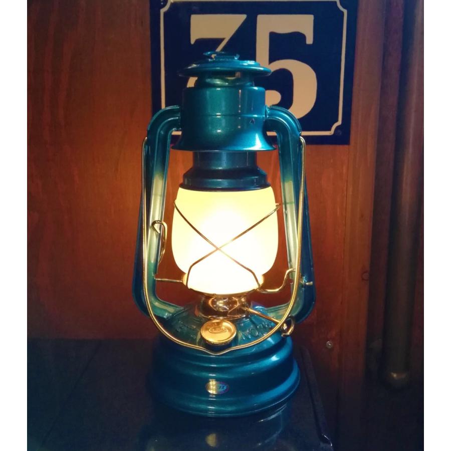 DIETZ 78 ハリケーンランタンブルーメタリックGTサンドブラストホヤ 4