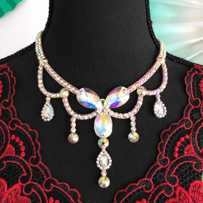 社交ダンス ネックレス ダンス衣装アクセサリー ゴージャス 豪華