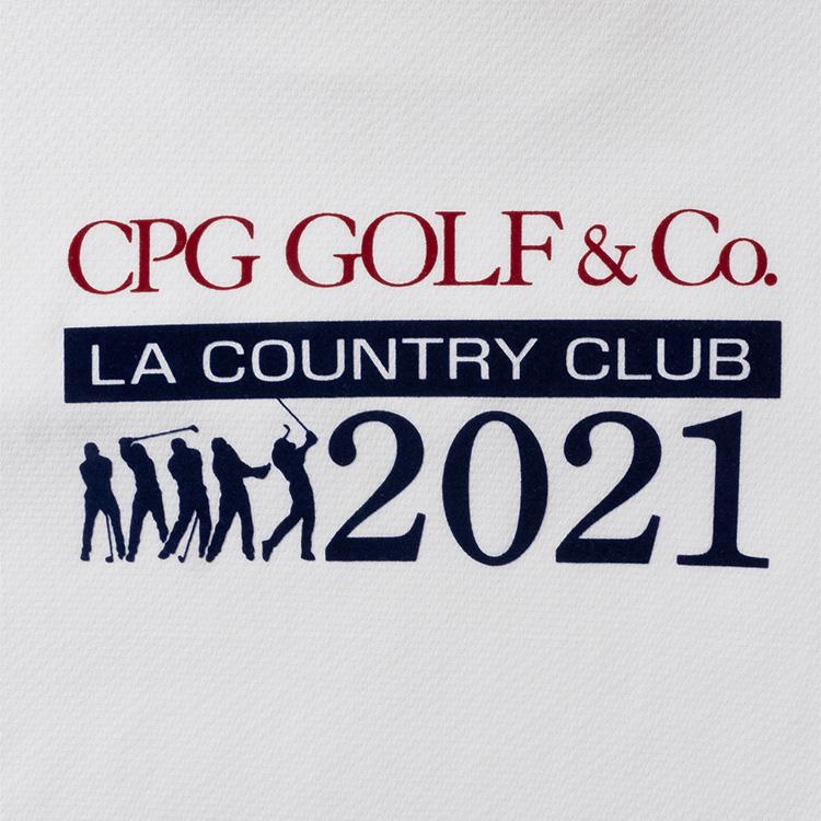 CPG GOLF バックプリント モックネックシャツ 半袖 メンズ 2025秋冬