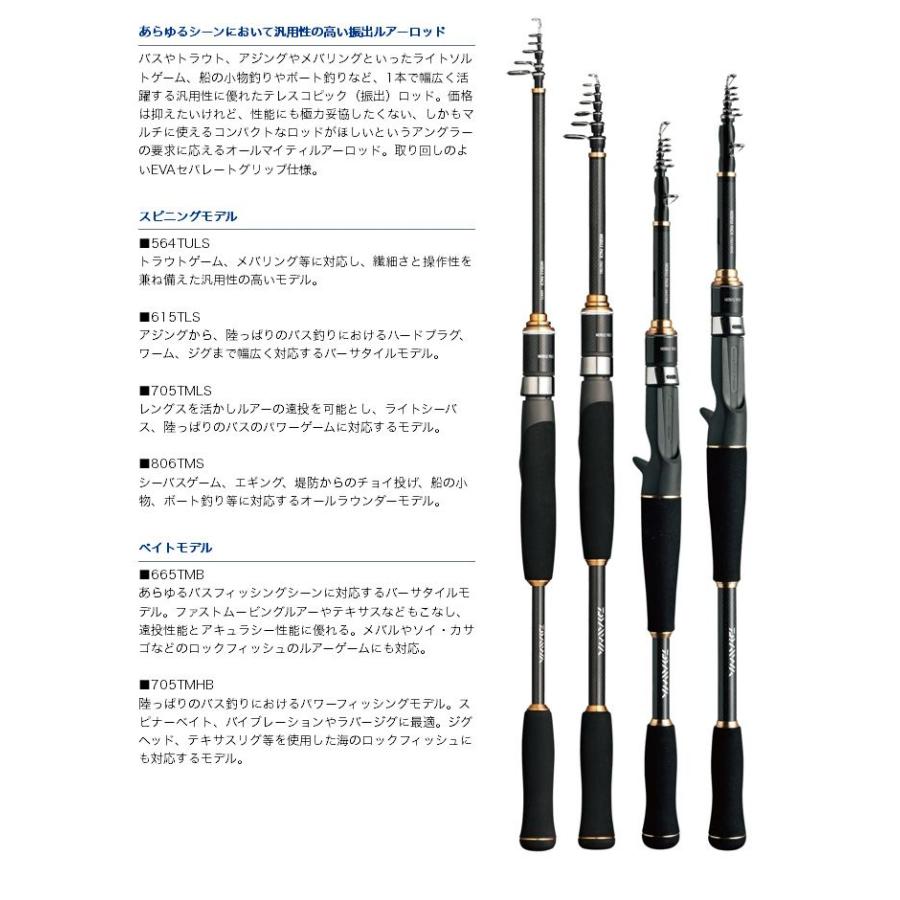 DAIWA（ダイワ） モバイルパック (705TMHB)(振出し式/モバイルパック