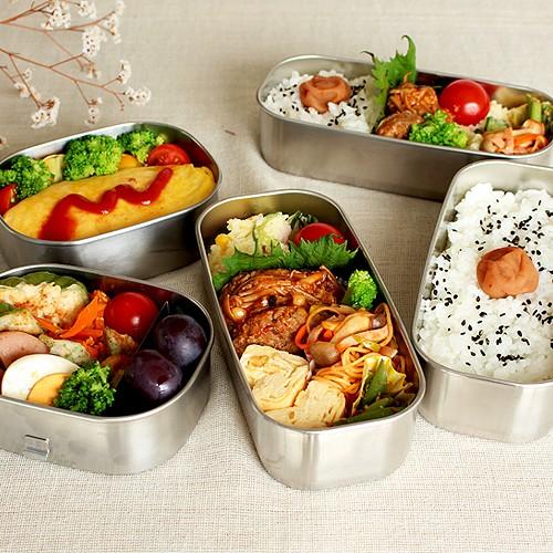 工房アイザワ ＼3/8はポイント10倍／ 弁当箱 ステンレス 角長ランチ