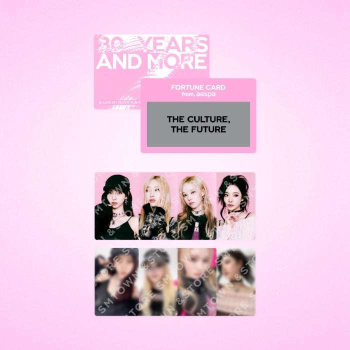 aespa - TRADING CARD FORTUNE SCRATCH SET [SMTOWN LIVE 2025