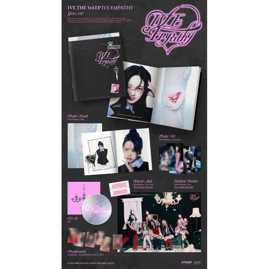 IVE - EMPATHY (Me / You And us ver.)/ 3rd EP ALBUM アイヴ : 韓流