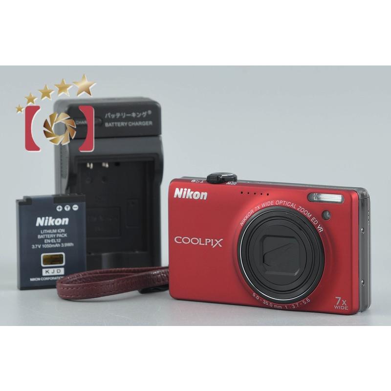 ニコン（Nikon） 【中古】Nikon COOLPIX S6000 フラッシュレッド