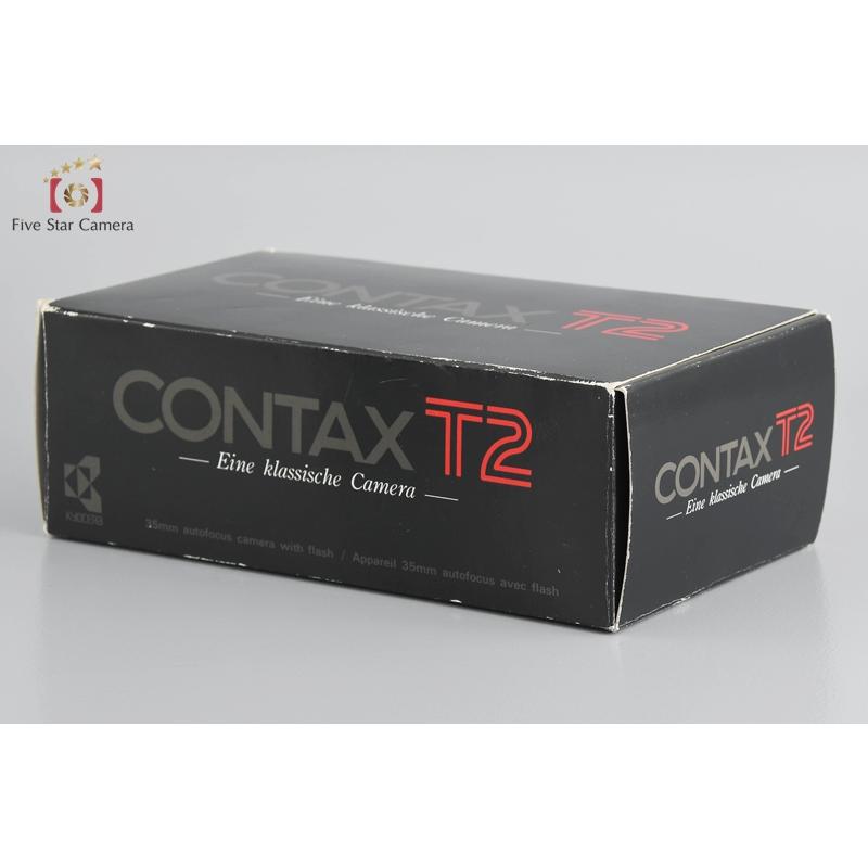 中古】CONTAX コンタックス T2 コンパクトフィルムカメラ 元箱付き