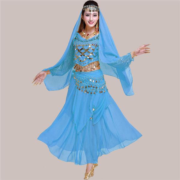 4点セット アラジン ベリーダンスセット コスチューム 衣装 コスプレ