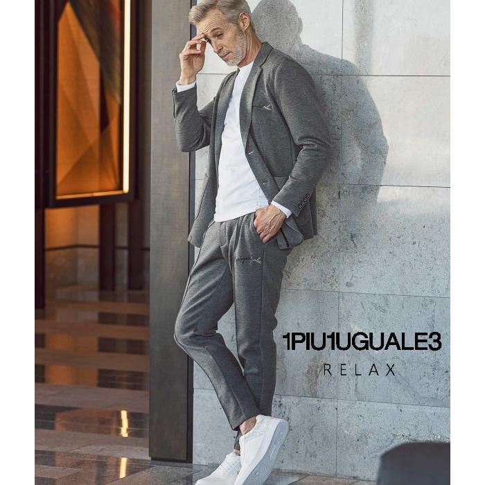 1PIU1UGUALE3 RELAX セットアップ 上下セット スーツ きれいめ