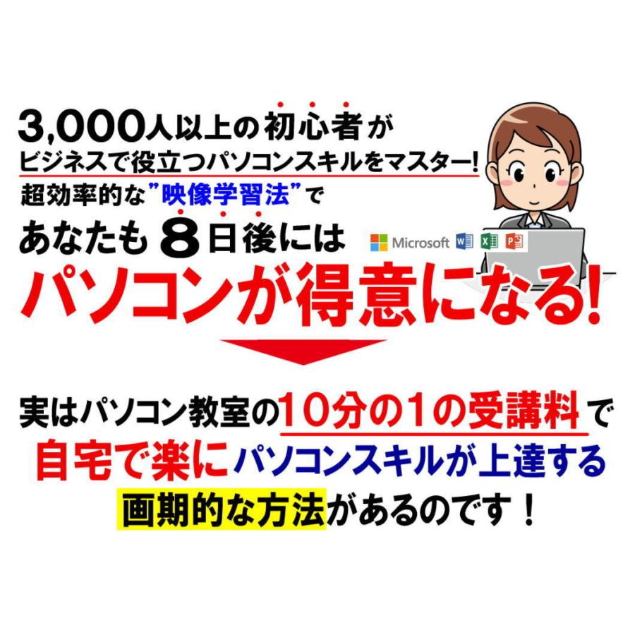 パソコン・エクセル・ワード教材・動画パソコン教室・楽ぱそDVD・入門