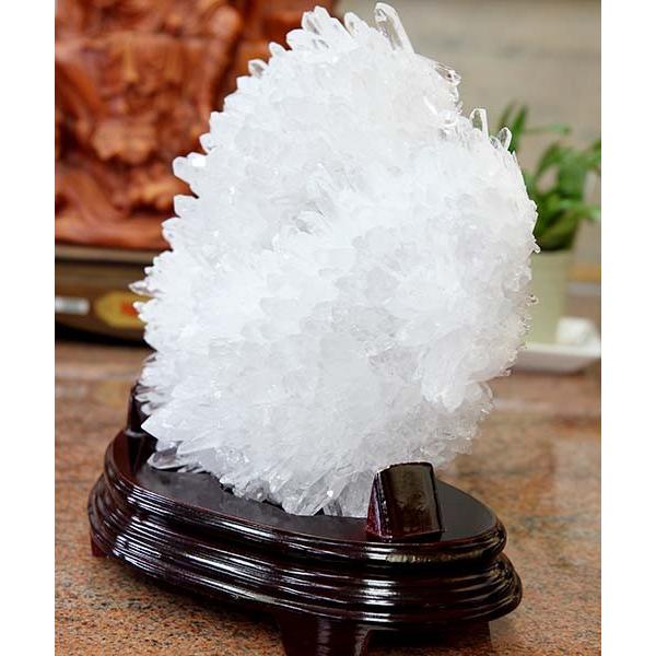 クラスター 水晶 浄化 水晶 クラスター 専用台座付き 浄化用