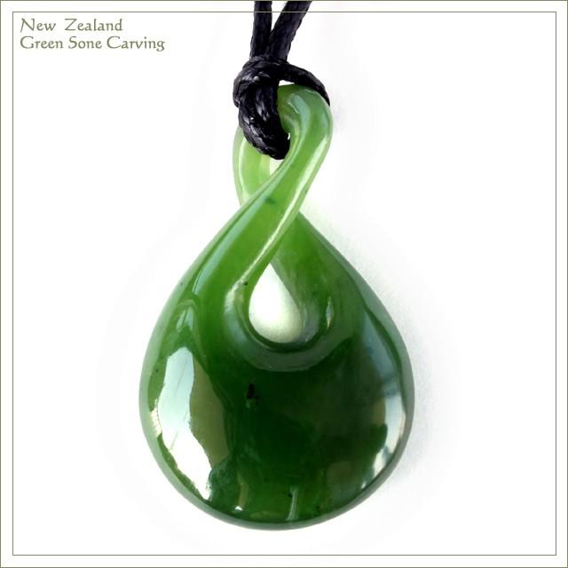 天然石 ニュージーランド グリーンストーン マオリカービング