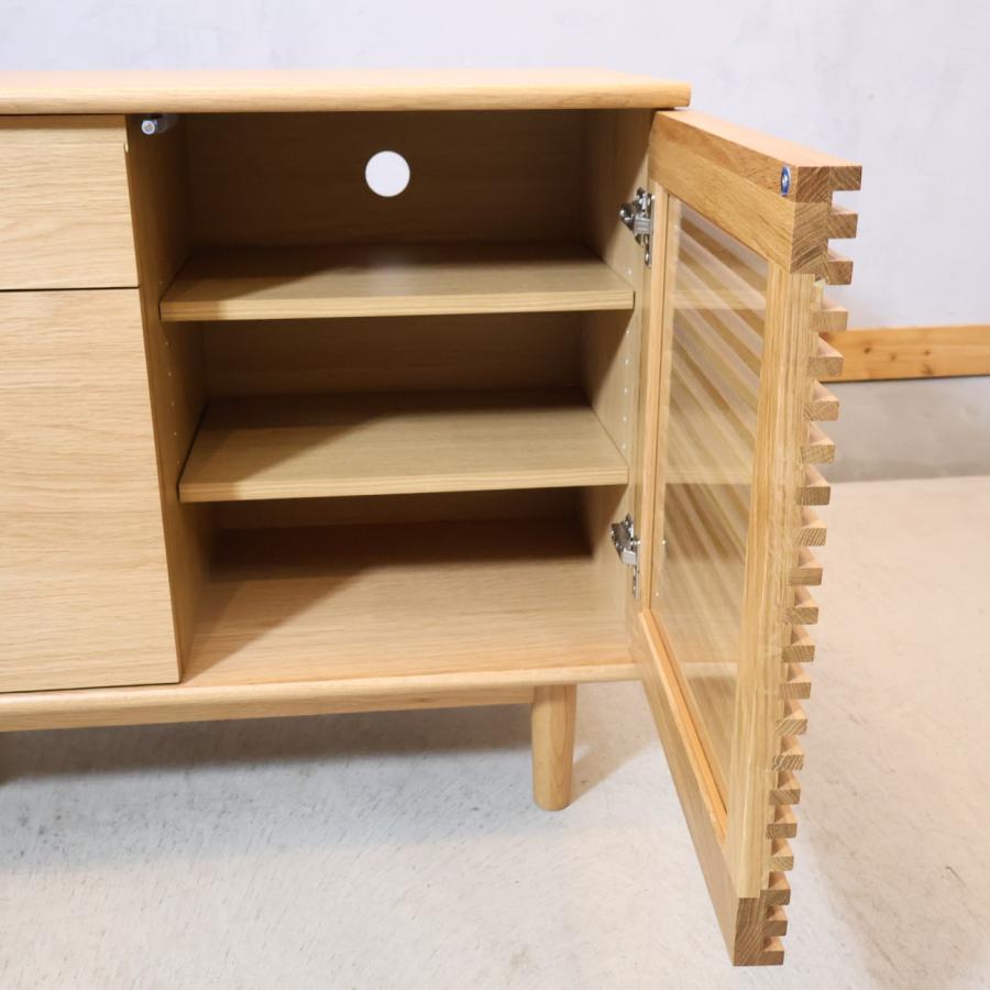 unico ウニコ SOLK ソルク オーク材 キャビネット サイドボード 収納