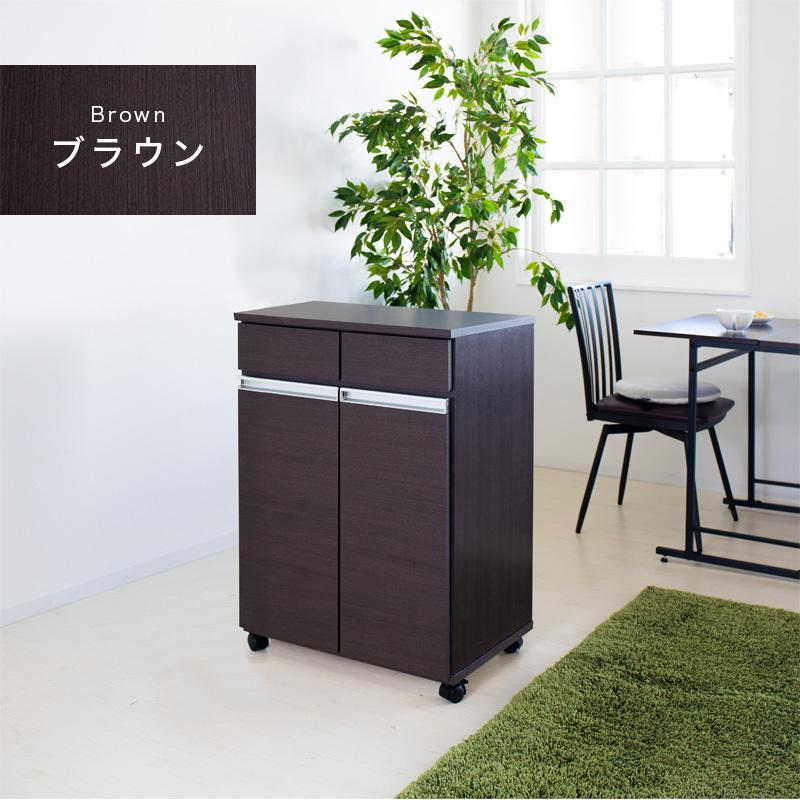 ダイニングダストボックス2D ごみ箱 2分別 台所用 生ごみ 背面美人