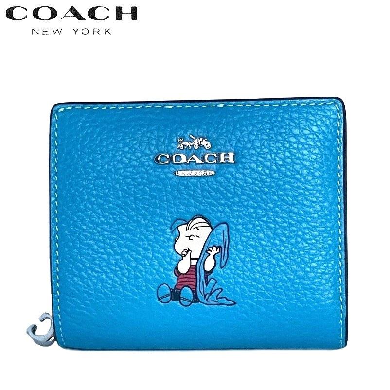 COACH（コーチ） X ピーナッツ コラボ 2025新作 ライナス プリント 二