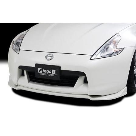 イングス フェアレディZ Z34 フロントリップスポイラー FRP 未塗装