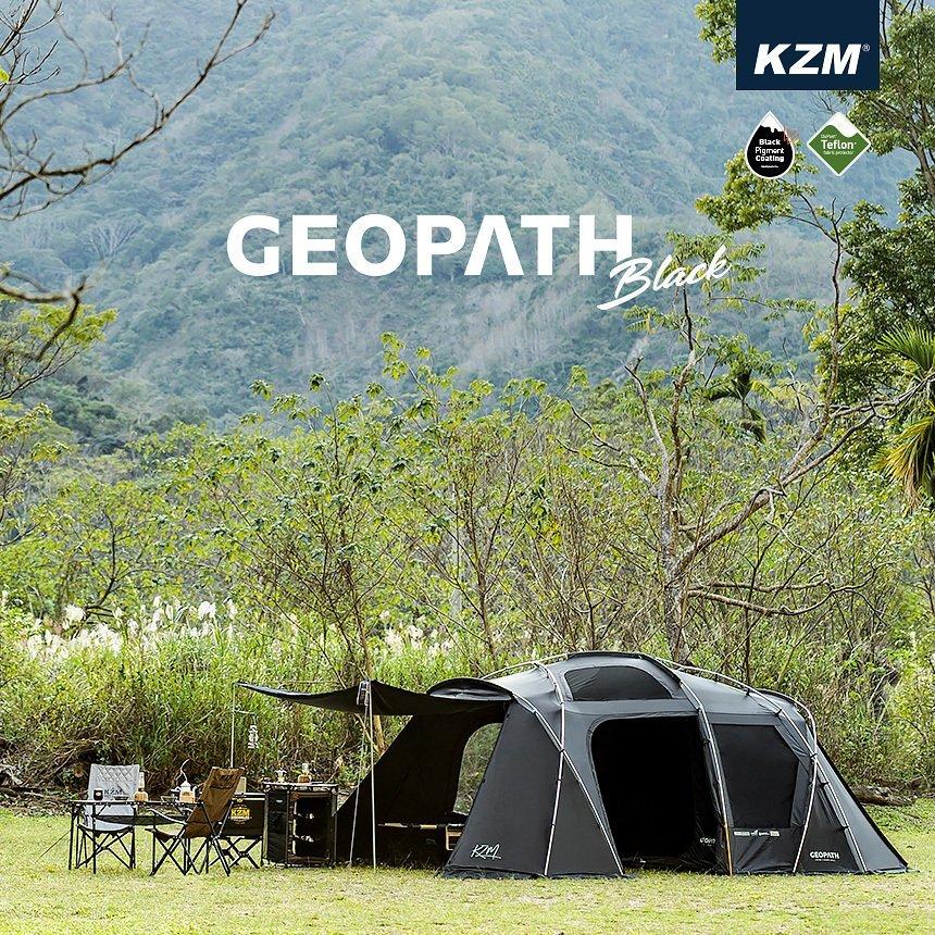 KZM OUTDOOR（カズミ アウトドア） KZM ジオパス ブラック テント 4〜5