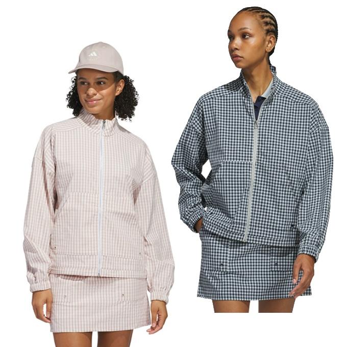 adidas（アディダス） ゴルフウェア ブルゾン レディース ギンガム