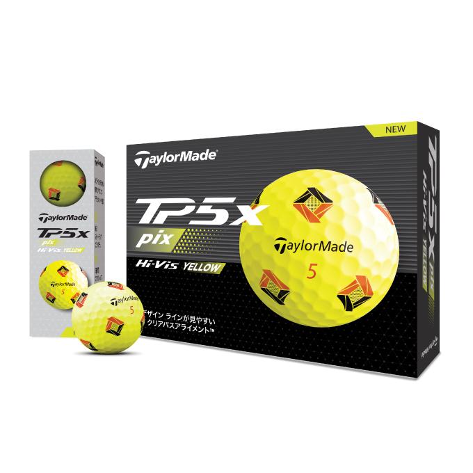TaylorMade（テーラーメイド） ゴルフボール 1ダース 12個入 TP5X 2024