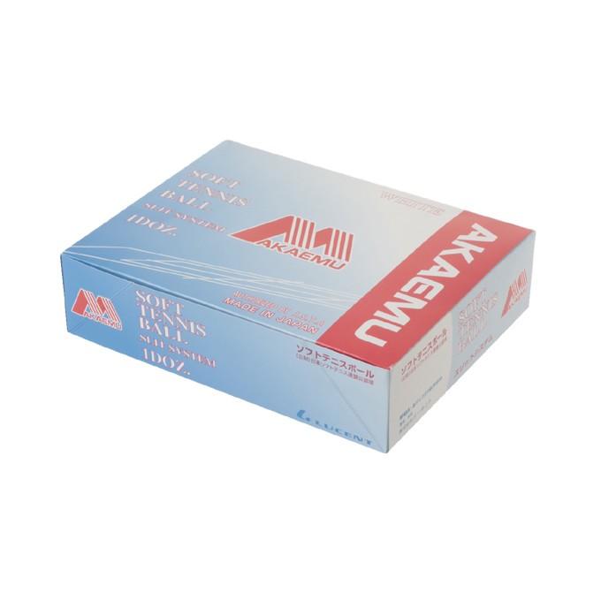 アカエム ☆アカエム ソフトテニスボール アカエム試合球箱売り12球 1