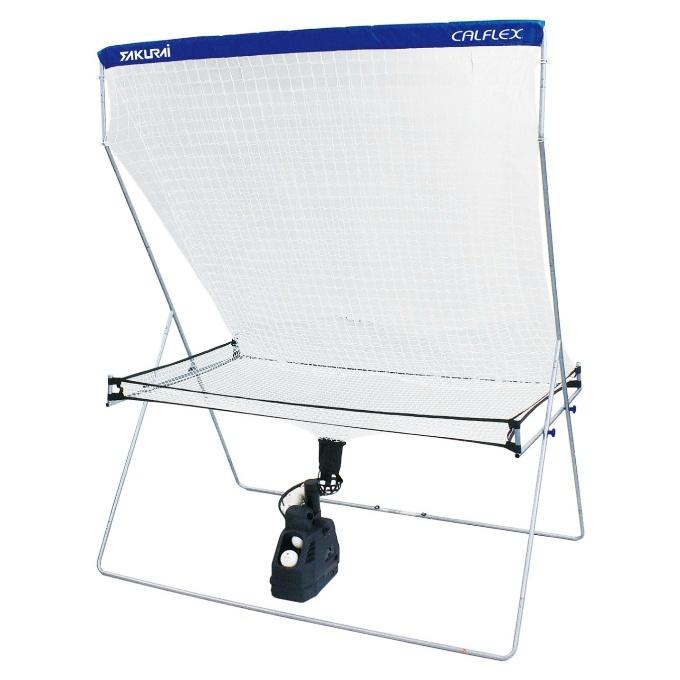 テニス 練習器具 トスマシン＆ネットセット ソフト・硬式テニス兼用 AC