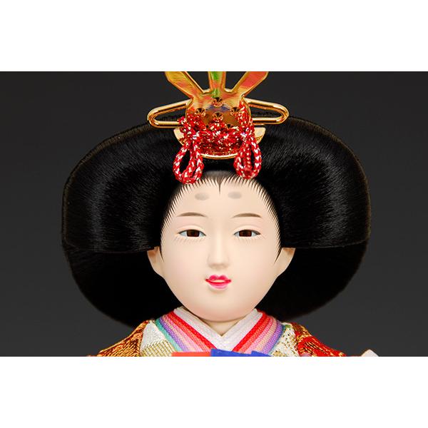 セール】雛人形 ひな人形 K118 コンパクト オルゴール付き 人形の佳月