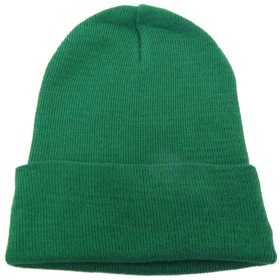 ニットキャップ コットン ニット帽 グリーン 緑 ビーニー 春夏 綿