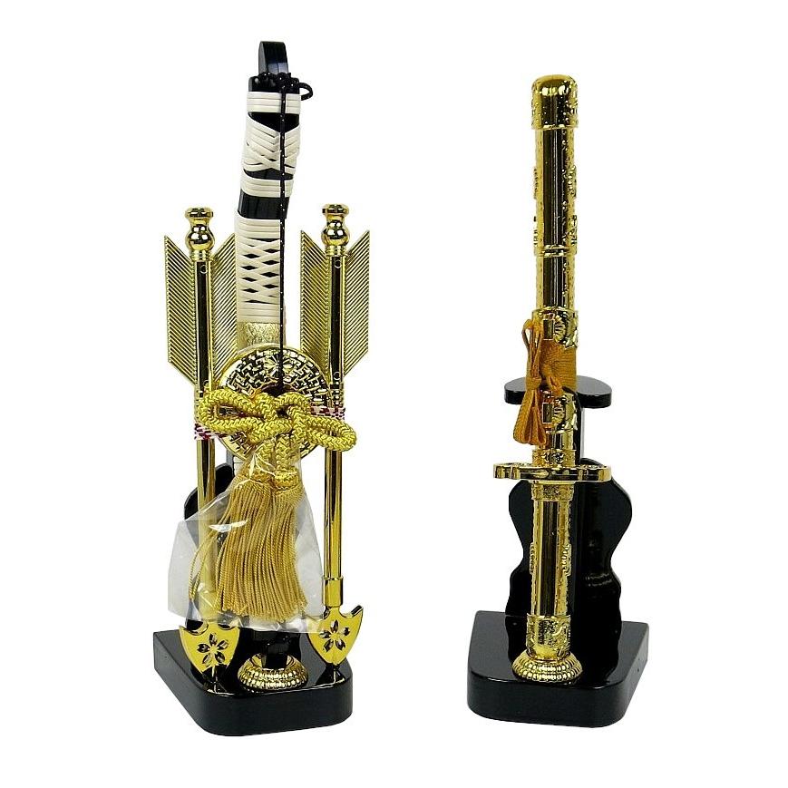 鯉印 弓太刀 8号 （高さ約28cm） 端午の節句 五月人形 兜飾り 鎧飾り