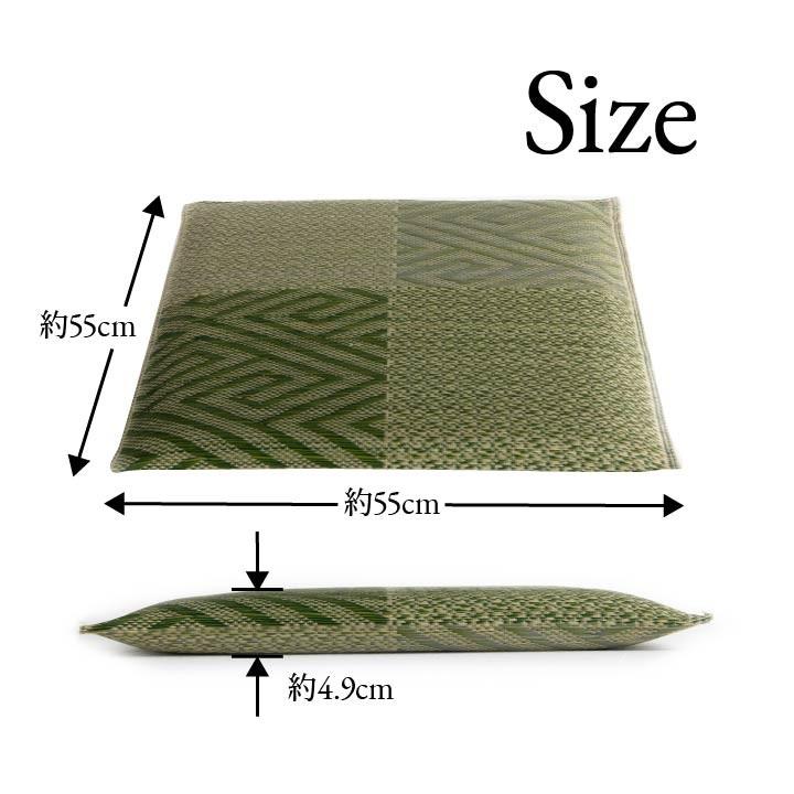 イケヒコ い草座布団 5枚組 国産 五風 55×55cm 5枚 セット 日本製 織込