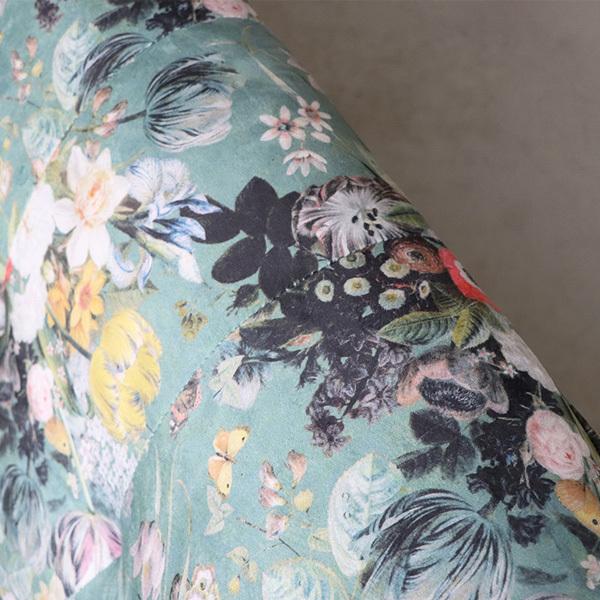 2Pソファ 花柄 ボタニカル柄 2人掛けソファ かわいい エレガント