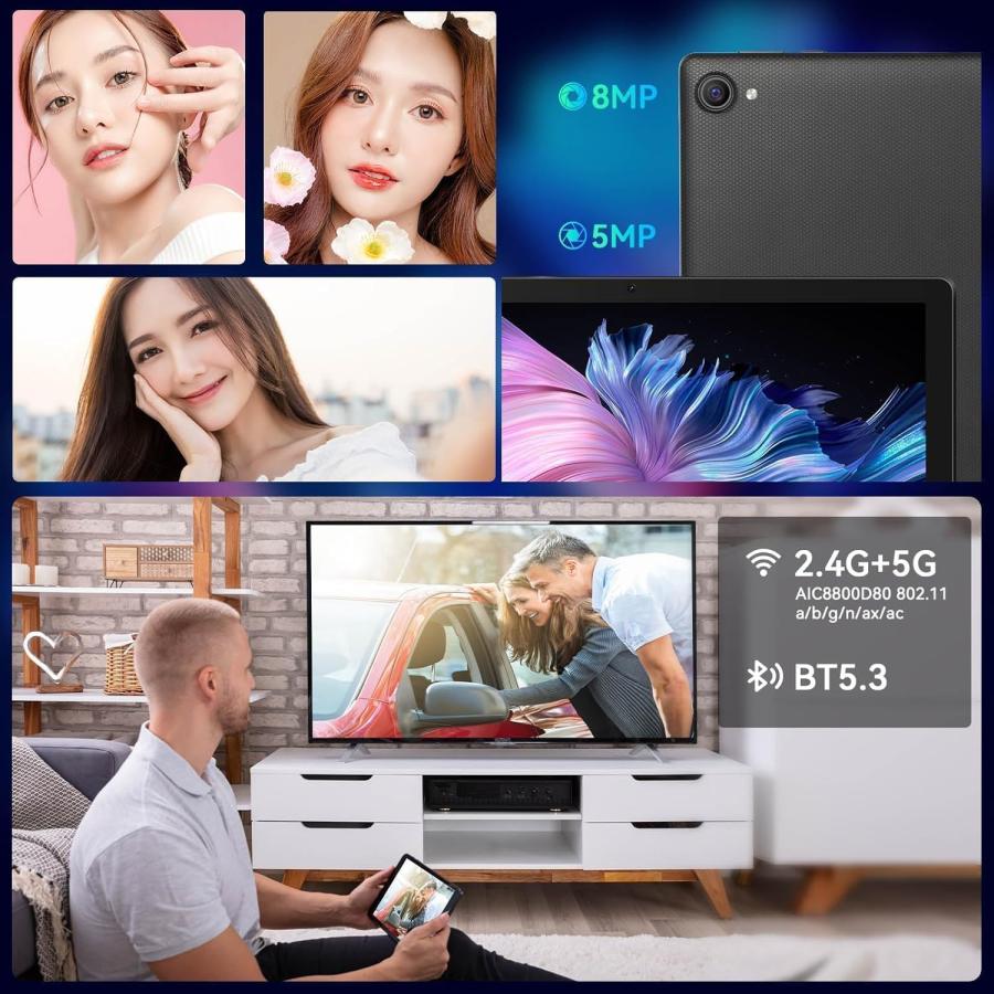 タブレット 10インチ Android 15 Wi-Fiモデル20GB+64GB+1TB拡張