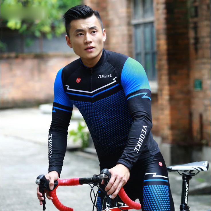 長袖サイクルウエア サイクルウェア 2点セット サイクルジャージ 上下