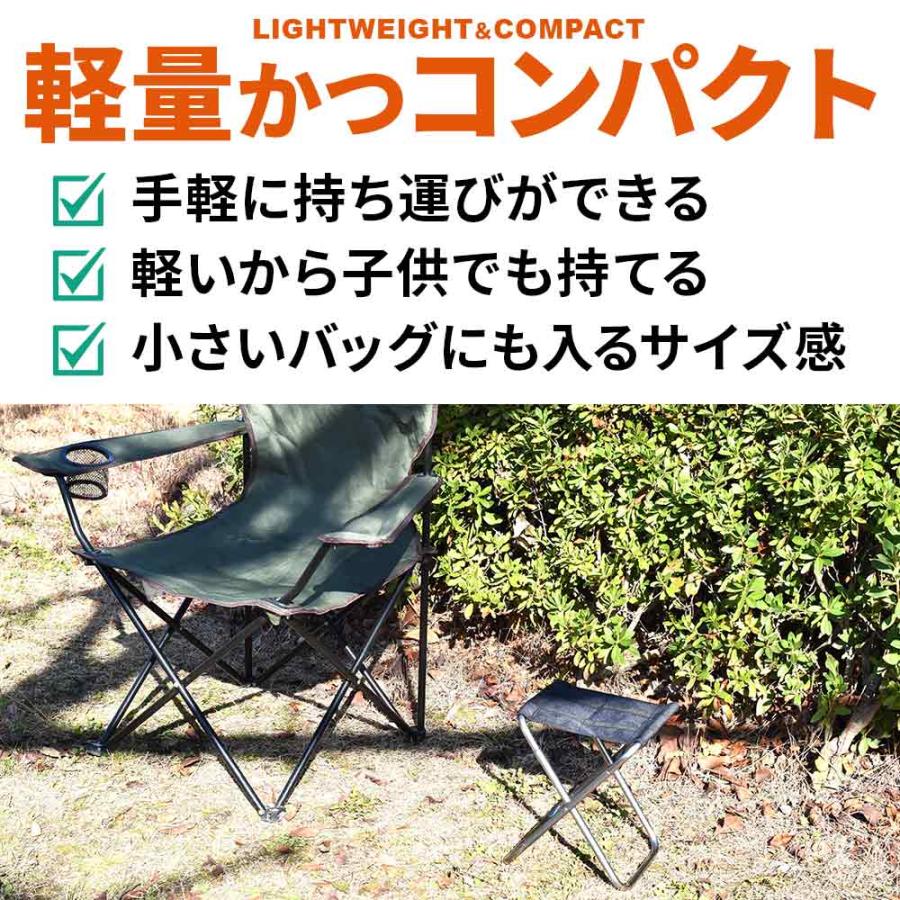 折りたたみチェア 2個 セット アウトドア 折りたたみ椅子 室内 軽量