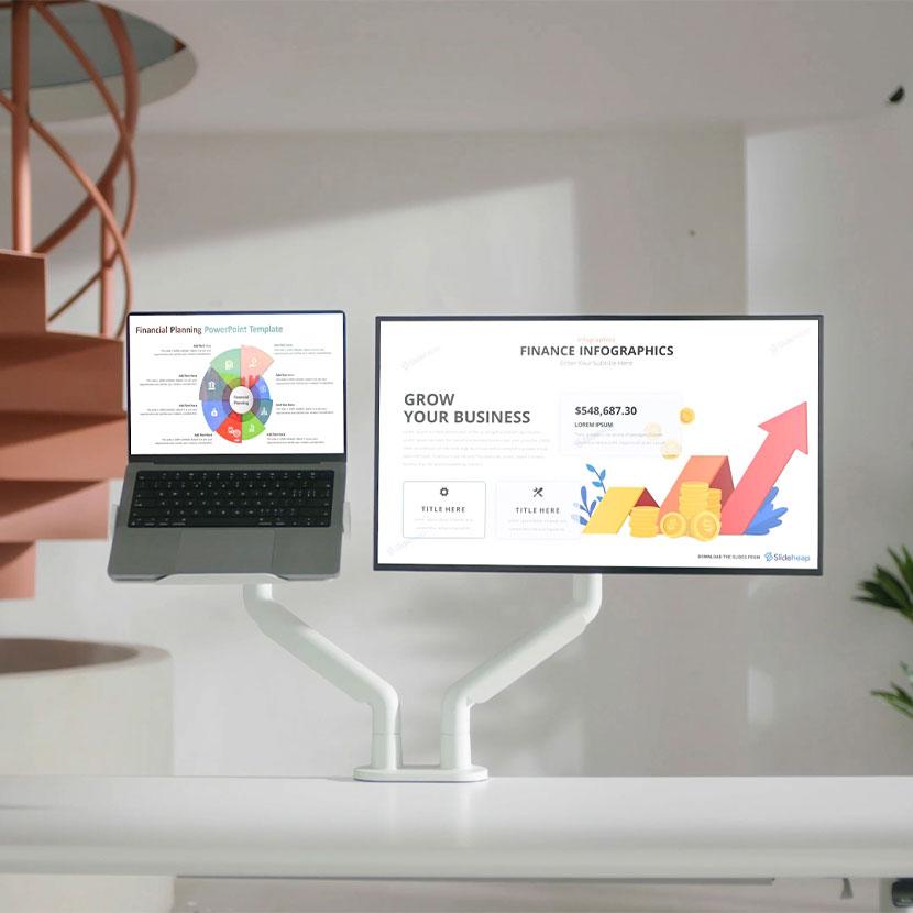 COFO オプション COFOノートPCホルダーマウント モニターアーム用 伸縮