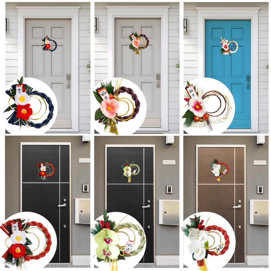 秀〆（HIDESHIME） 正月飾り 玄関 モダン しめ縄 リース おしゃれ